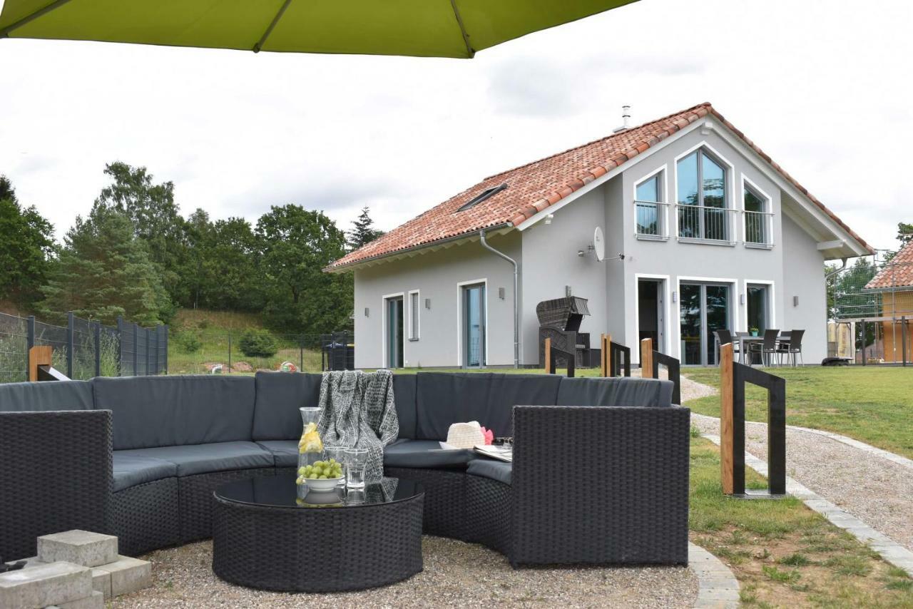 Luxus-See-Domizil Mit Sauna, Kamin Und Boot-130 Qm Fuer 6 Personen คราโคอัมเซ ภายนอก รูปภาพ